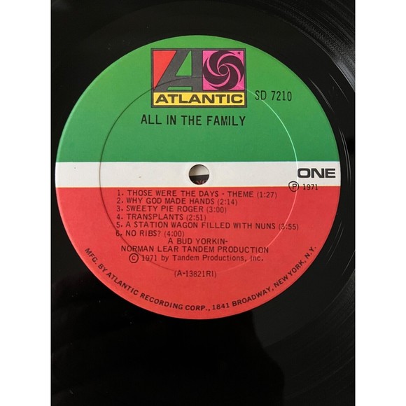 All In The Family LP 1971 Atlantic Records SD 7210 Orig Inner+Insert Booklet EX - Picture 8 of 10